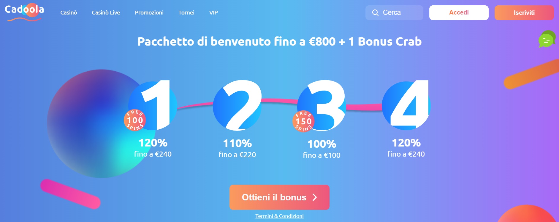casinò online Cadoola