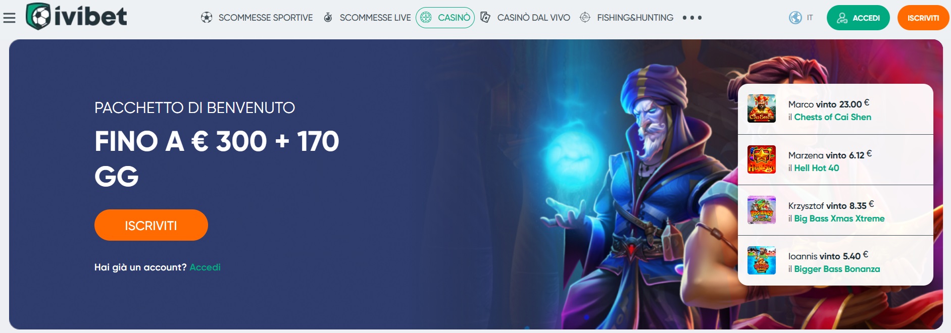 casinò online Ivibet