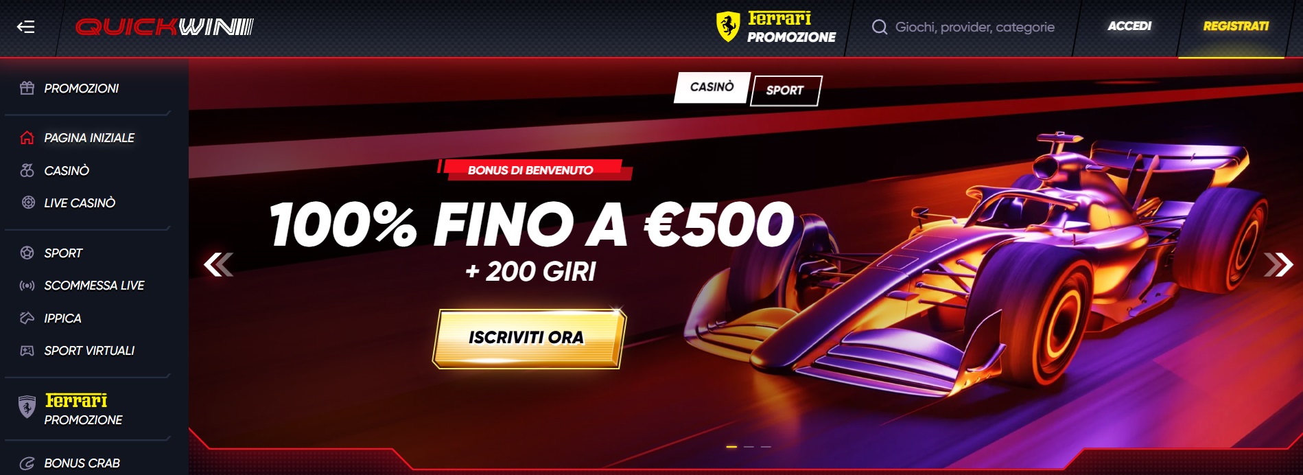 casinò online quickwin