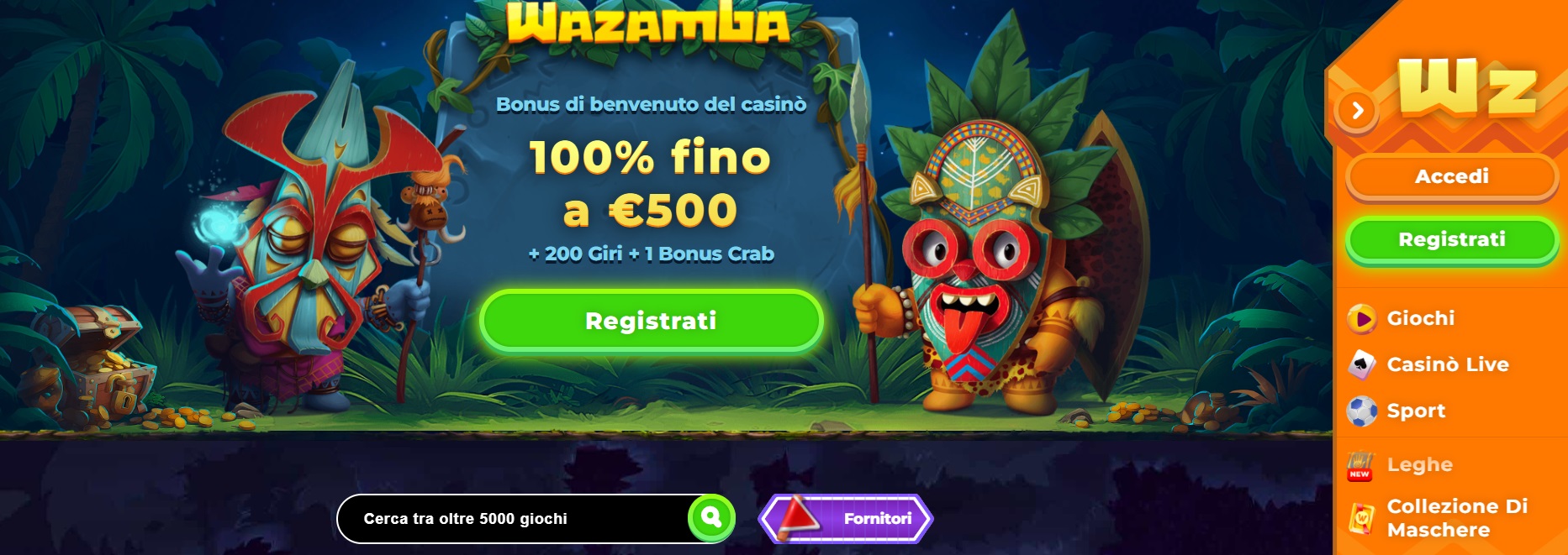 casinò online Wazamba