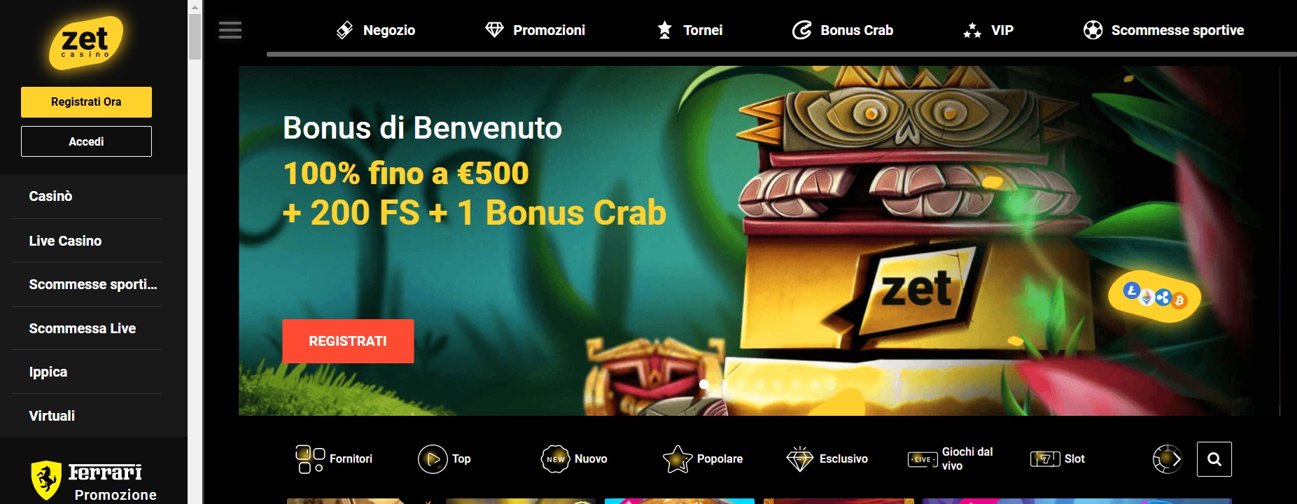 casinò online ZetCasino