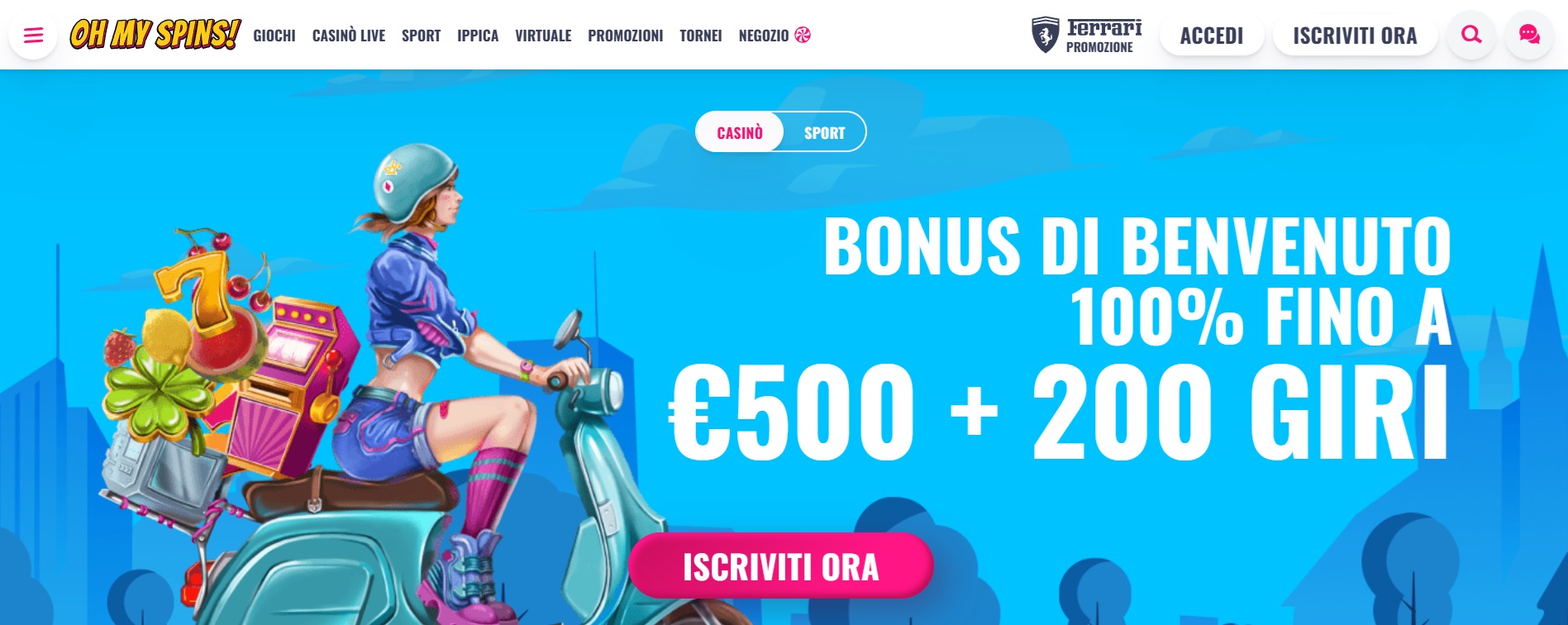 roulette dal vivo casinò online Oh My Spins!