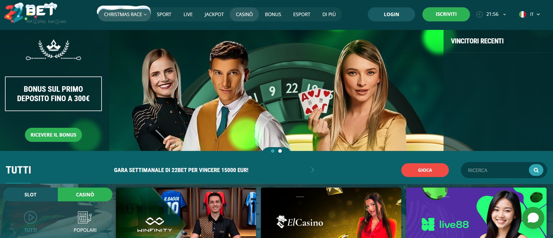 casinò online 22bet