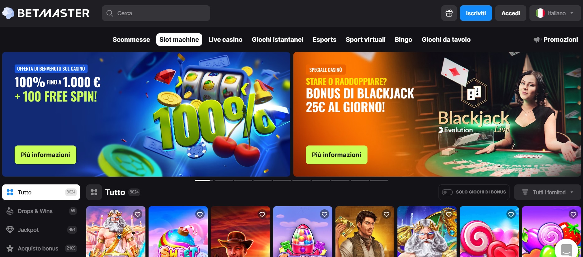 casinò online Betmaster