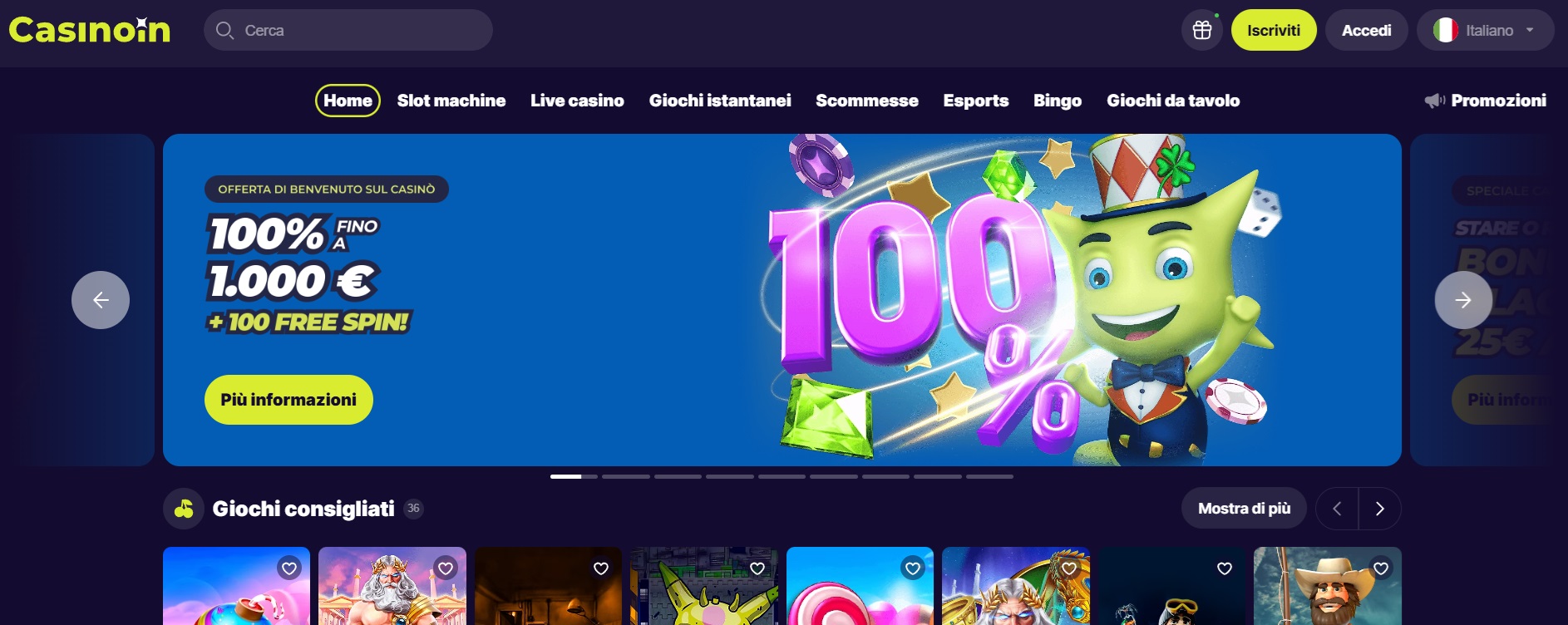 casinò online Casinoin