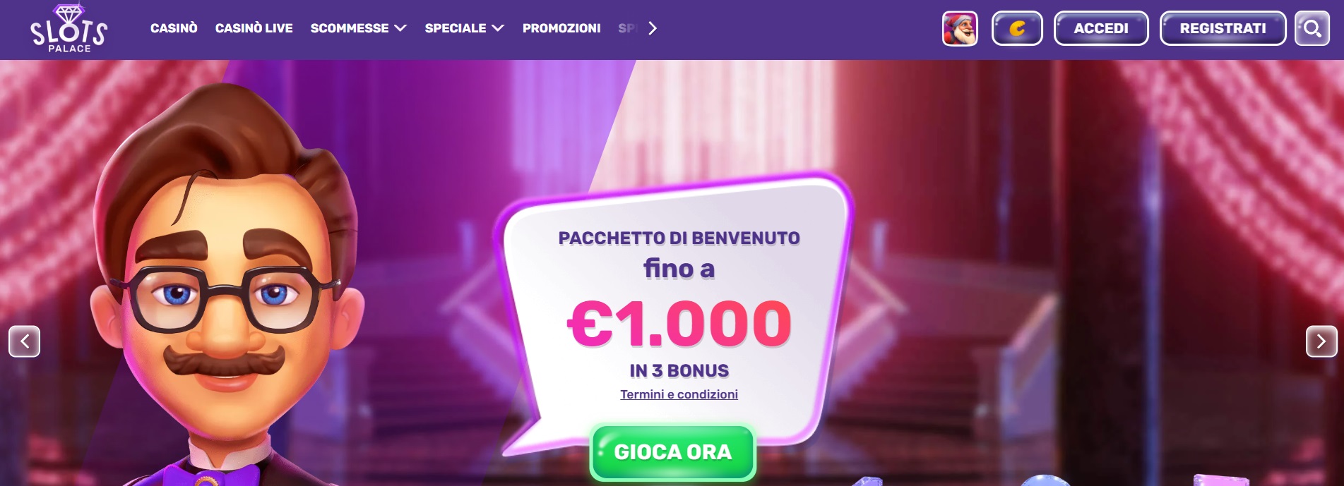 casinò online Slots Palace