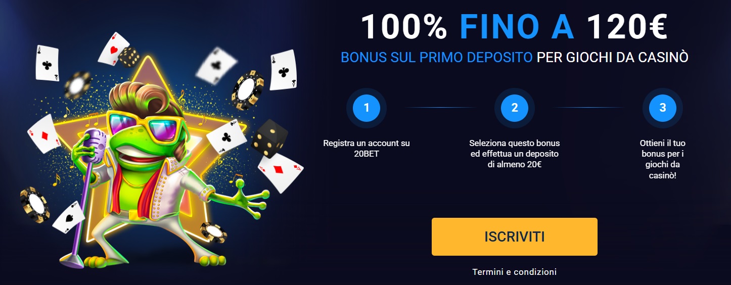 20 bet bonus