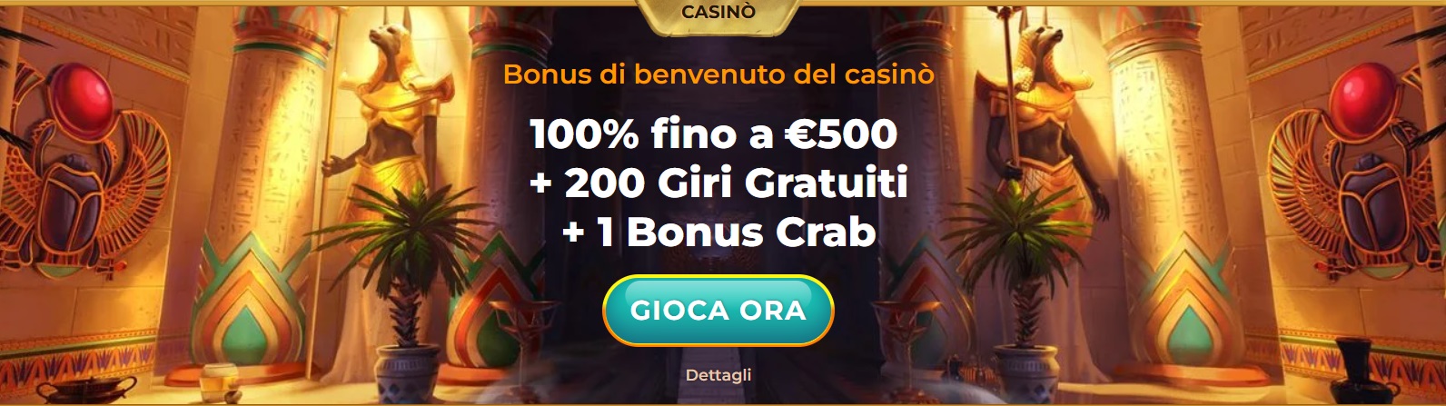 bonus casinò non aams amunra