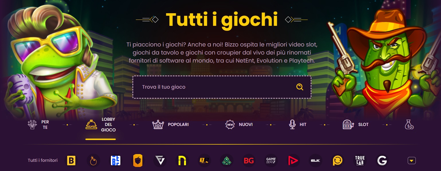 casinò bizzo giochi