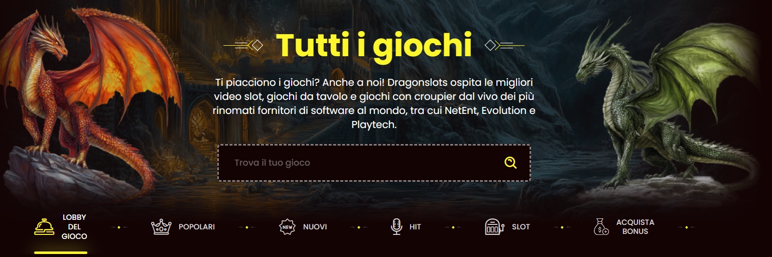 giochi casinò non aams Dragon Slots